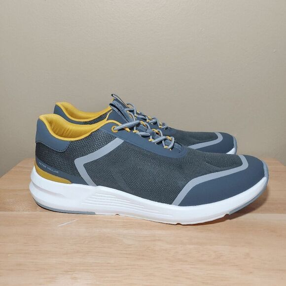 Peter Millar Crown Sport Camberfly Sneakers Olive Leaf Grey MF23EF30 Men's 10.5 - Picture 1 of 7